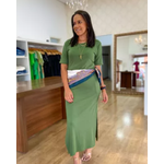 Vestido Elis Verde Militar