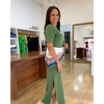 Vestido Elis Verde Militar