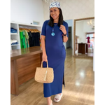 Vestido Elis Azul Marinho