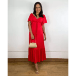 Vestido Fernanda Vermelho