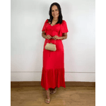 Vestido Fernanda Vermelho