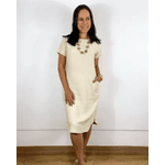 Vestido Juliana Areia