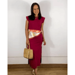 Vestido Midi Muscle Bordô