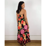 Vestido Stella Estampado Preto
