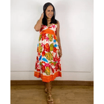 Vestido Taila Estampado Branco