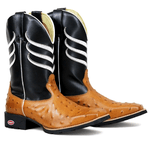 Bota Texana Bico Quadrado ESCRETE Original Caramelo 1941