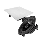 Arandela Coaxial S4 Quadrada 60w 6,5 Som Ambiente Bsa
