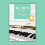 COMBO 3 LIVROS: Cantigas + Partituras Natal + Guia de Escalas