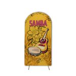  Capa de Painel Romano Veste Fácil C/ Elástico Tema Roda de Samba