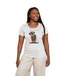 Camiseta Menina Rainha Negra Óculos