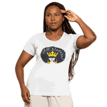 Camiseta Menina Rainha Negra Minha Coroa