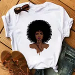 Camiseta Menina Rainha Negra Silêncio