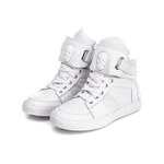 Tenis Sneaker Bawmi Cano Alto Feminino Branco com velcro