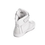 Tenis Sneaker Bawmi Cano Alto Feminino Branco com velcro