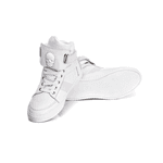 Tenis Sneaker Bawmi Cano Alto Feminino Branco com velcro