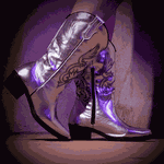 Bota Texana Estilo Veggie Prata Space