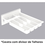Armário Gabinete Para Cozinha Branco Vitralfer 1.20 metros 