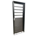Porta Laminada Mista Sem Vidro 210x80 Cm Abertura Direita