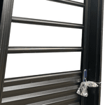 Porta Laminada Mista Sem Vidro 210x80 Cm Abertura Esquerda