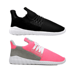 Kit 2 Pares de Tênis Kingston - Preto e Branco / Rosa