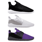 Kit 3 Pares de Tênis Kingston - Preto e Branco / Branco / Roxo