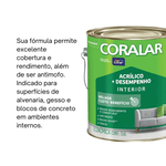 Tinta Interior Coralar Acrílica Parede 3,6l Rubi