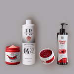 Kit Shampoo Matizador + Pó Pimentinha + Emulsão Reveladora + Matizador 250g