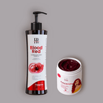 Kit Com Shampoo Matizador Vermelho E Máscara Matizadora 500g