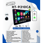 H-TECH Central Multimidia 9pol Quad-Core 2GB 32GB Android Carplay Android Auto