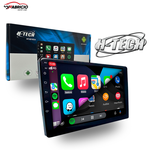 H-TECH Central Multimidia 9pol Quad-Core 2GB 32GB Android Carplay Android Auto