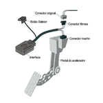 Pedal Shift Power Ft-Sp13/14+ Modulo Acelerador Chip Plug E Play Bluetooth App