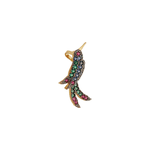 Pingente De Ouro 18k Beija-flor