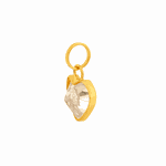 Pingente Ponto De Luz De Ouro 18k Coração De 6mm
