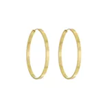 Brinco De Ouro 18k Argola Bela G 