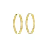 Brinco De Ouro 18k Argola Bela M