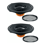 Alto Falantes Hertz Dcx 690.3 6x9 Polegadas 180w Rms Dieci 3 Vias Triaxial Coaxial