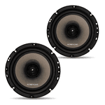 Kit 2 Vias Audiophonic Sensation Ks6.2 130wrms + Altofalante Coaxial Cs650.V2 Sensation 110wrms Combo 240wrms High End Kit Alto Falante Componente Duas Vias Alta Definição Audio Hd