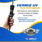 Kit Verniz Vapor Uv Polímero Para Recuperação Farol E Lanternas