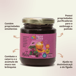 Mel com Própolis, Eucalipto, Agrião e Malva 300g