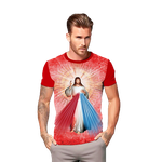 Camiseta Jesus Misericordioso. GCA1313 Vermelha