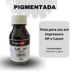 TINTA HP PIGMENTADA PROTOINK BLACK 100ML REF. H970