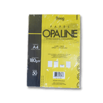 PAPEL A4 OPALINE BRANCO 180G PCT.50 FLS [CX.10PCT]