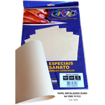 Papel Metalizado Ouro A4 150g 15 Fls