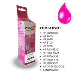 TINTA HP H900 CORANTE 100ml PROTOINK | COR: MAGENTA H900 | 100ML