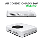 AR CONDICIONADO DE TETO PARA MOTORHOME 8.800 BTUS, 24V, COR BRANCO - TOP RV