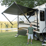 Toldo para Motorhome Automático 12v - cor cinza - 21 pes - 6.400 MM - LIPPERT - XL 3M Abertura