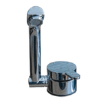 Torneira para Motorhome modelo TOP148 - S088 base redonda - dobravel quente e fria