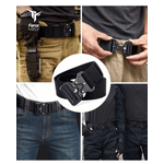 Cinto Tático com Fivela de Engate Rápido- Preto