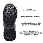 Coturno Troller Couro Legítimo - Com Ziper Palmilha Ultra Macia