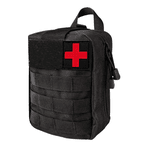 Bolsa Tática Preto Organizadora de Primeiros Socorros – Emergência Portátil Militar